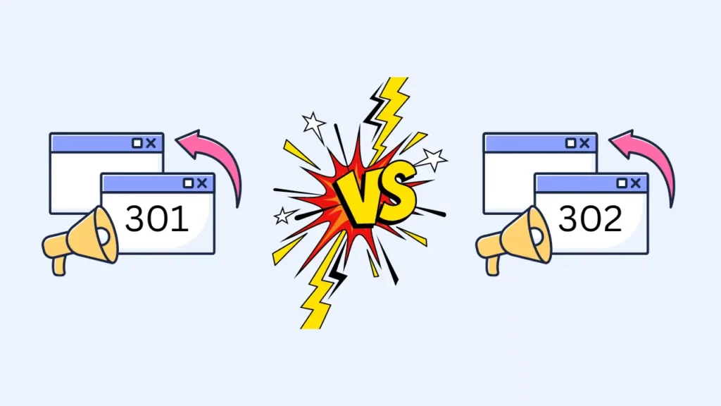 310 vs 302 redirect head to head comparison